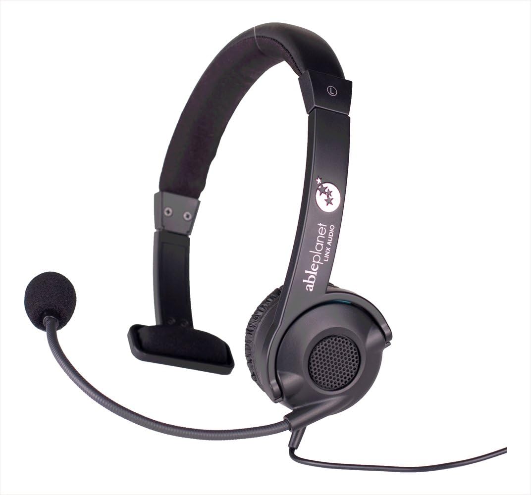 Able Planet TL207M Clear Voice Mono Telecom Headset (Black)