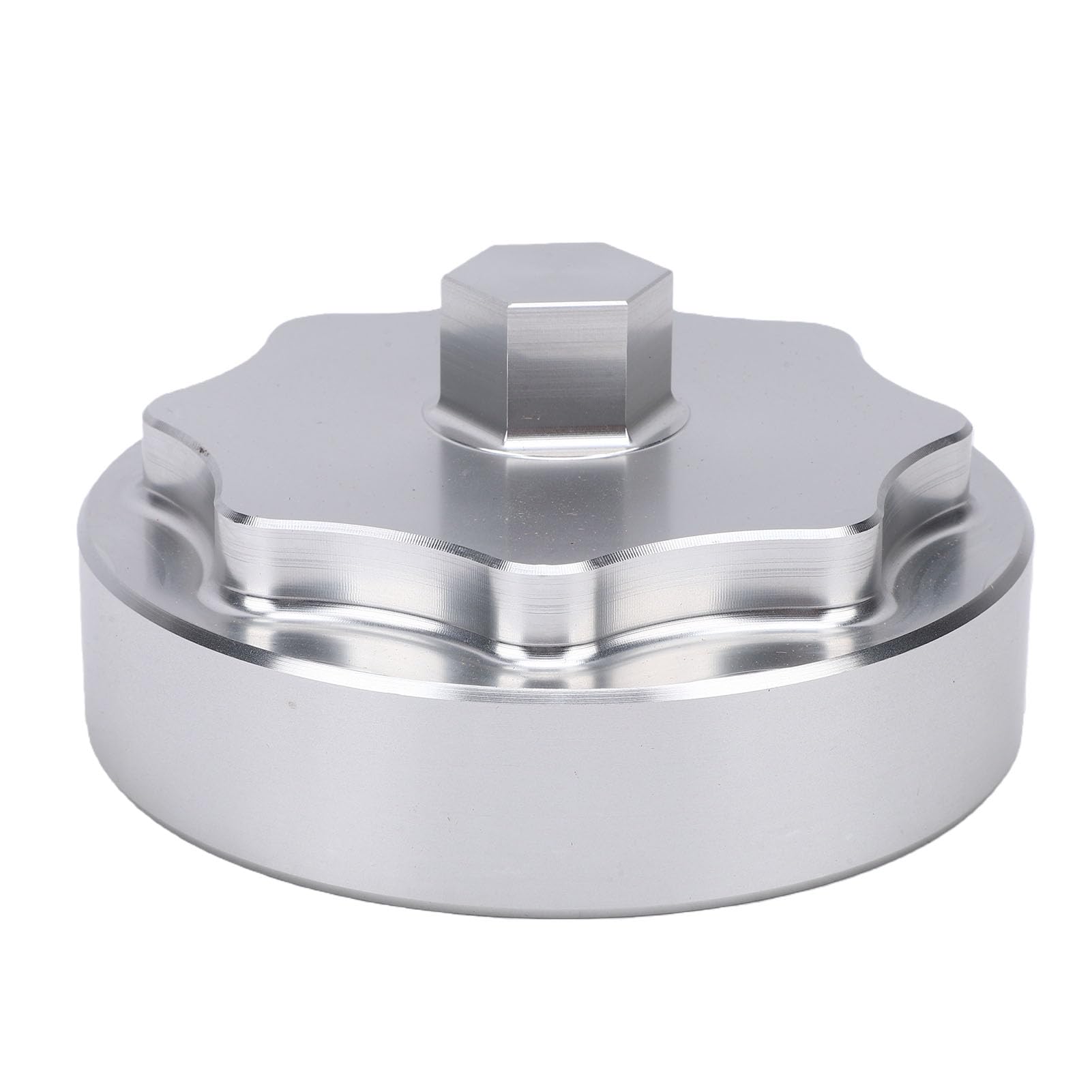 Coperchio Alloggiamento Filtro Carburante, Alluminio Lavorato a CNC con Superficie Spazzolata per 6.7L 2500 3500 4500 5500 2011-2024