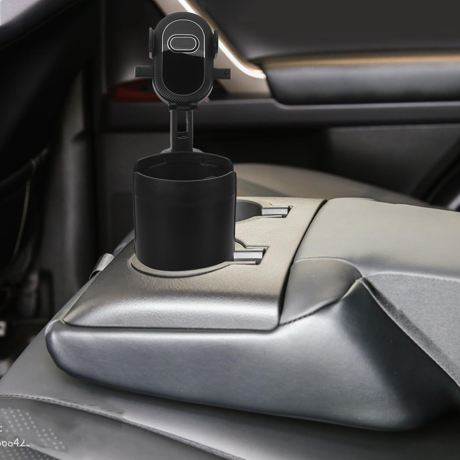 VALICLUD Supporto per Cellulare per Auto Porta Tazza Multifunzione Clip Stabile e Angolo Regolabile per Smartphone e Bevande in Auto e Suv