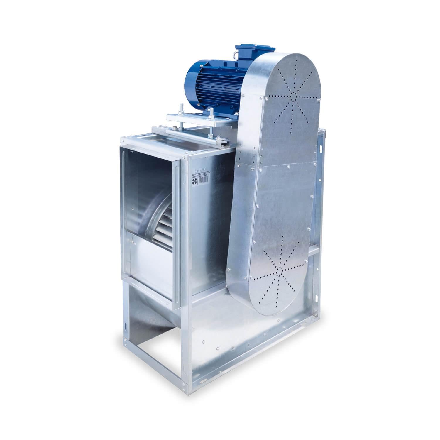 Ventilador Centrífugo de Simple Aspiración con Motor Exterior - 15/7 / 1.5 CV - 850 rpm - 400V / Derecha