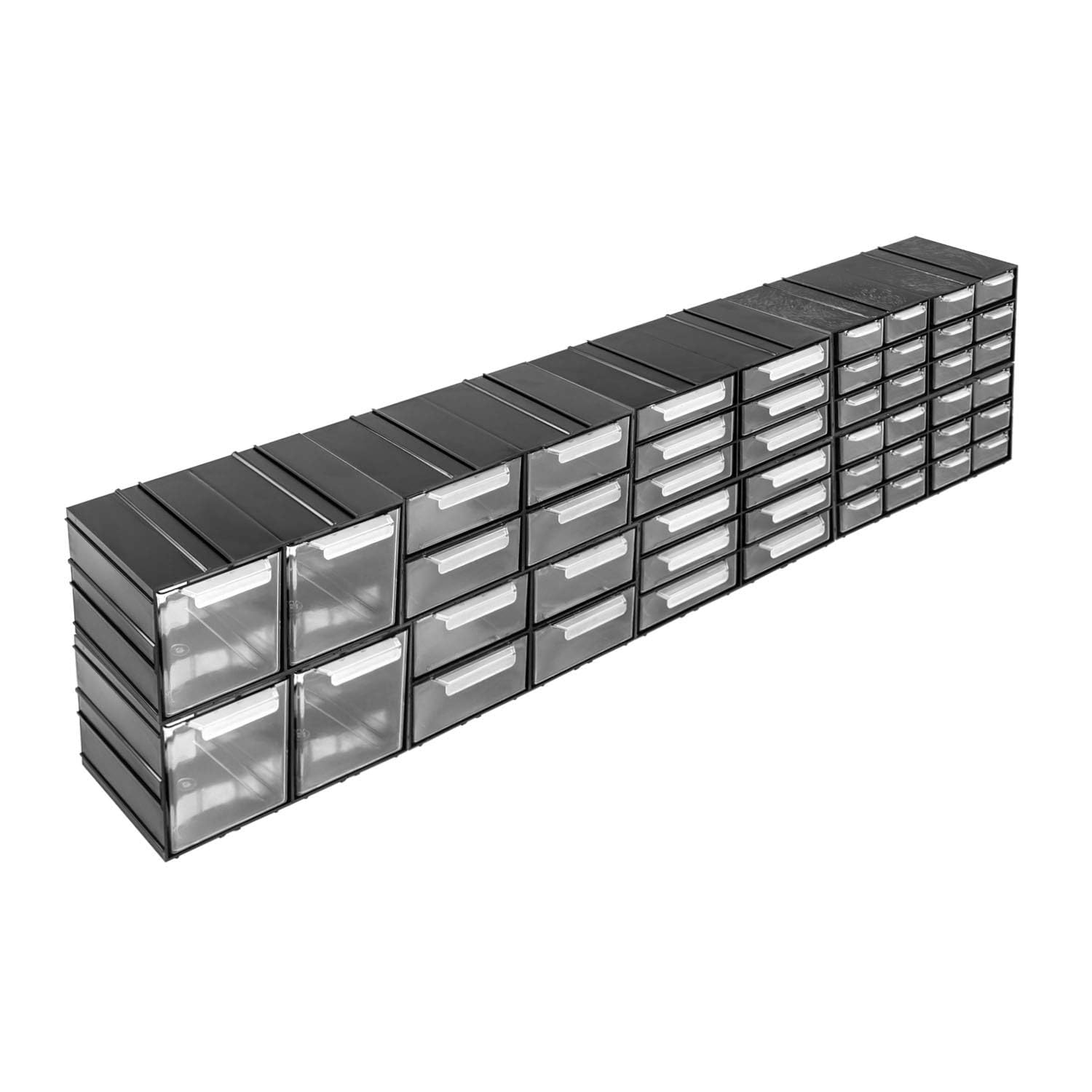 Botle Modular 48 Drawers Transparent Drawers For Small Parts