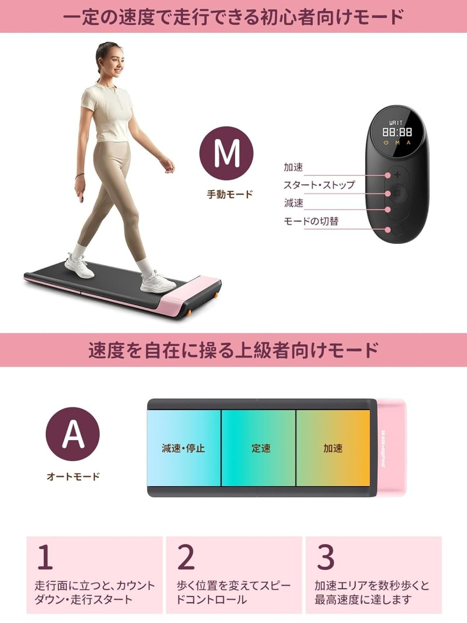 Amazon | 【全世界250万台突破！ 2年保証付き】 KINGSMITH 折り畳み式