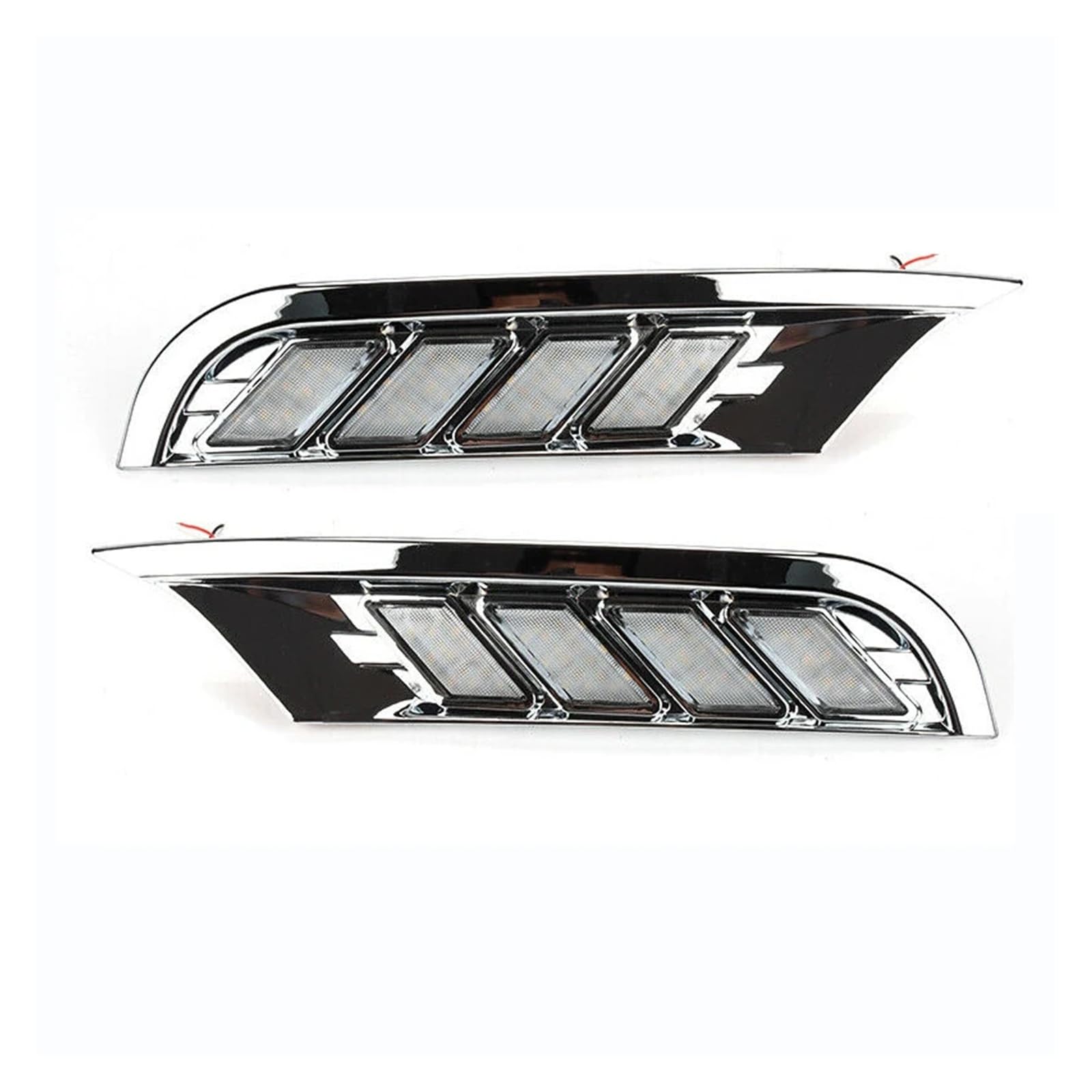 XCZPRKMXY LED DRL Daytime Running Light Front Fog Lamps w/Turn Signal Assembly Accessories Compatible With Nissan Kicks 2016 2017 2018 2019 2020