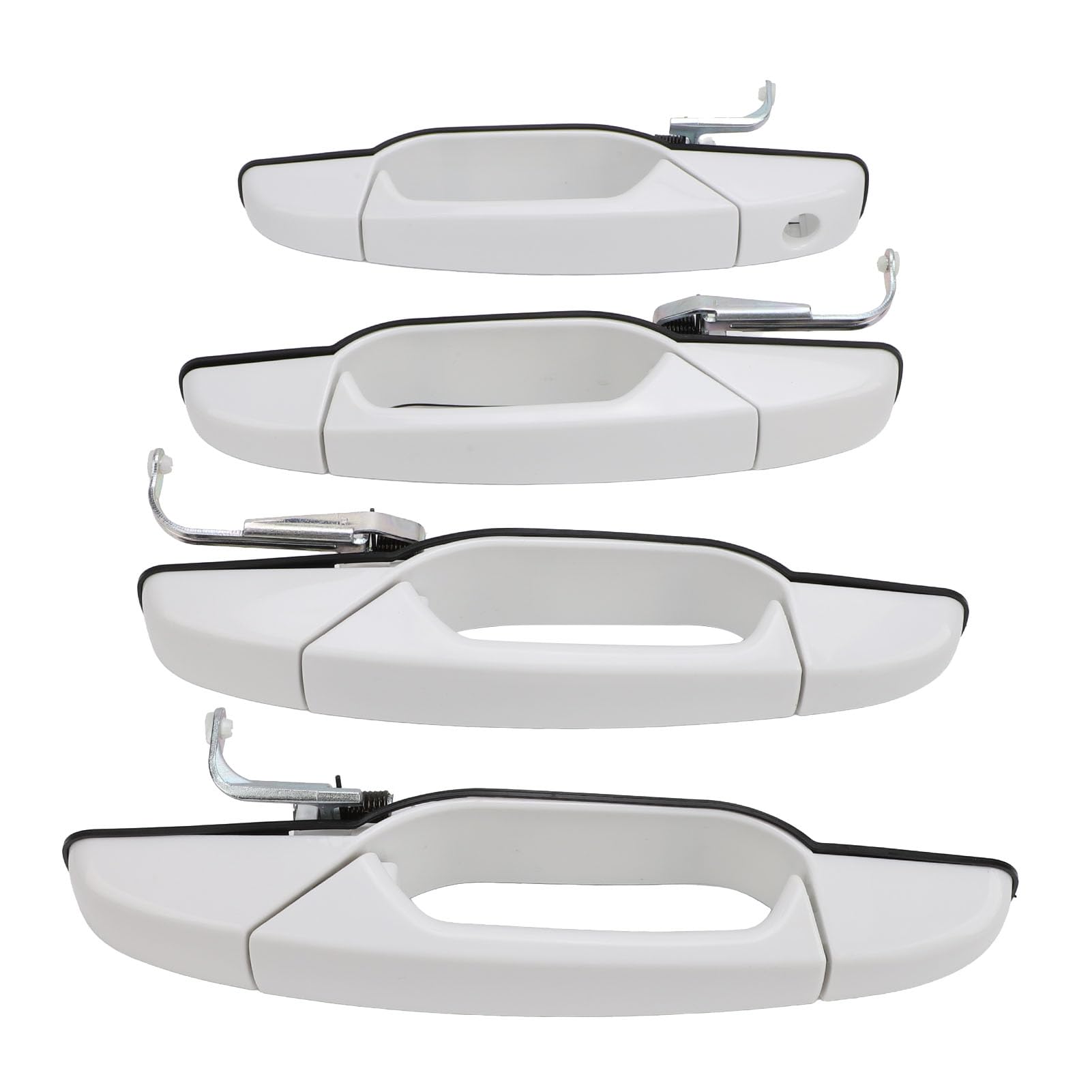 Poignée de porte extérieure cassée ? Kit 4 pièces blanc 84053458 pour 1500 2500