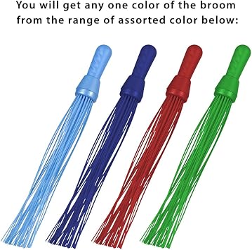 Gala Plastic Medium Floor Broom (Assorted Colors)