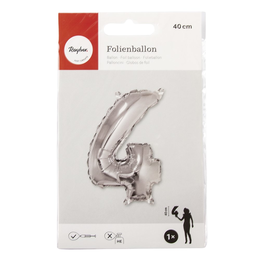 Palloncino mylar lettera Q Argento 40 inch 101 cm - Idea Palloncini
