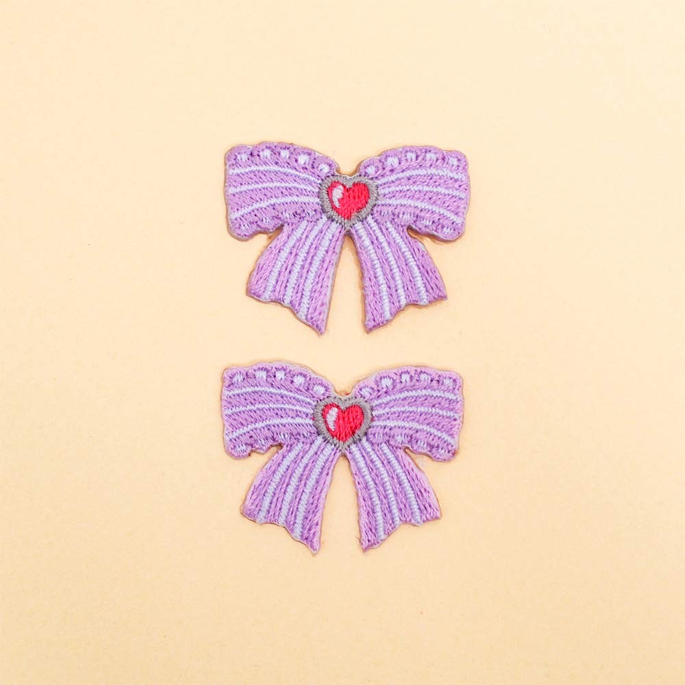 うちの子スタイル ハート編み ラベンダー