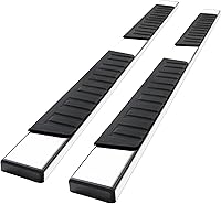 Vista 8 de COMNOVA Estribos de 6" Compatibles con Honda Ridgeline SUV 2017-2025. Escalones de Camión y Estribos Escalones Laterales Hechos con Acero Acero