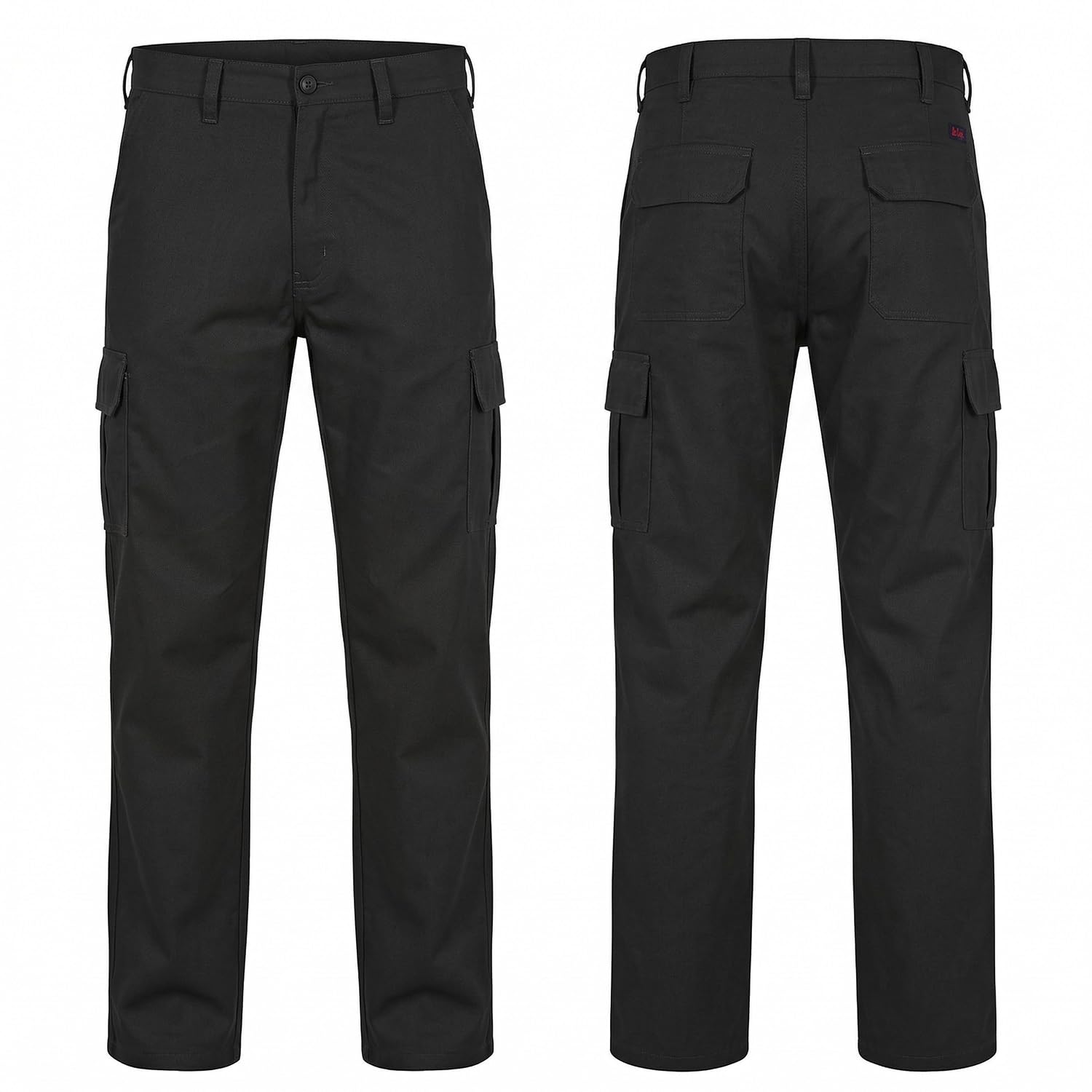 Lee Cooper Pantaloni Lavoro Uomo Cargo 245 GSM – Workwear Resistenti Multi Tasche Facile Cura, Pantaloni Sicurezza Regular Fit con Bottone e Zip