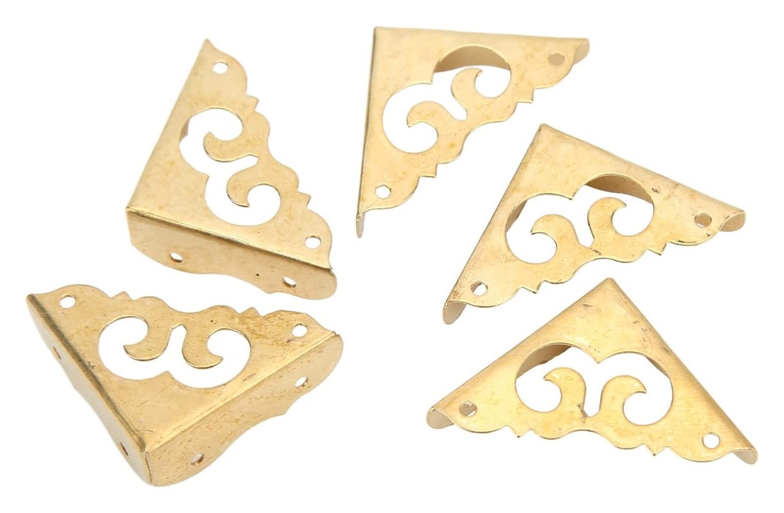Paraspigoli, Angoli Decorativi for scatole in Bronzo Antico