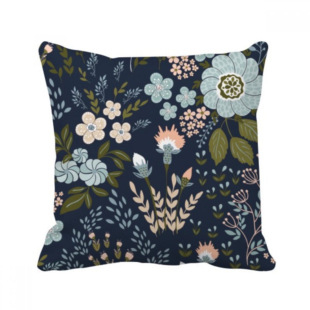 Oreiller plante sauvage multicolore 40cm de haute finition pour décoration de maison
