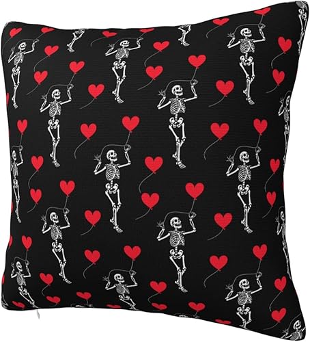 Miniatura 2 de YIPOCH Skeleton Heart- Throw Pillow Covers 26"x26" Throw Pillow Cushion Cases Decoration for Couch Sofa Pillow Covers fundas para cojines de sala