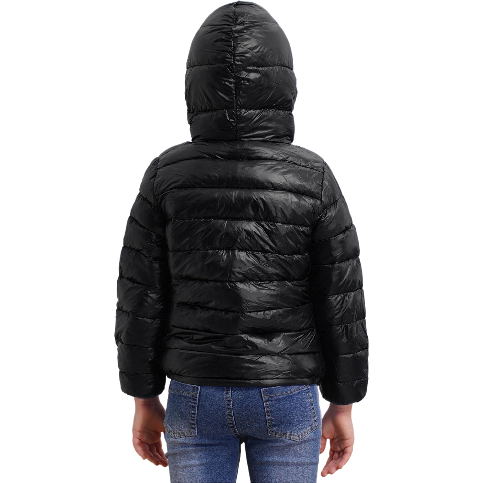 dPois Bambina Ragazza Giacche Bambino Invernali Piumino Giubbotto con Cappuccio Vestiti Caldi Spessi Cappotti Imbottiti Manica Lunga Capispalla Snowsuit Outwear Giacca