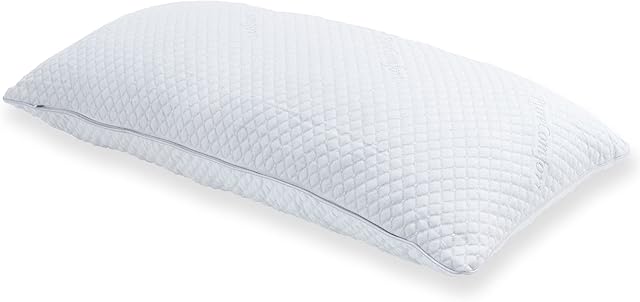 PureComfort Cooling Gel Pillow for Sleeping - Therapeutic Pillow for Neck & Shoulder Pain - Adjustable Hypoallergenic Memory Foam Pillow - Queen Size Pillow for Back, Stomach, or Side Sleepers
