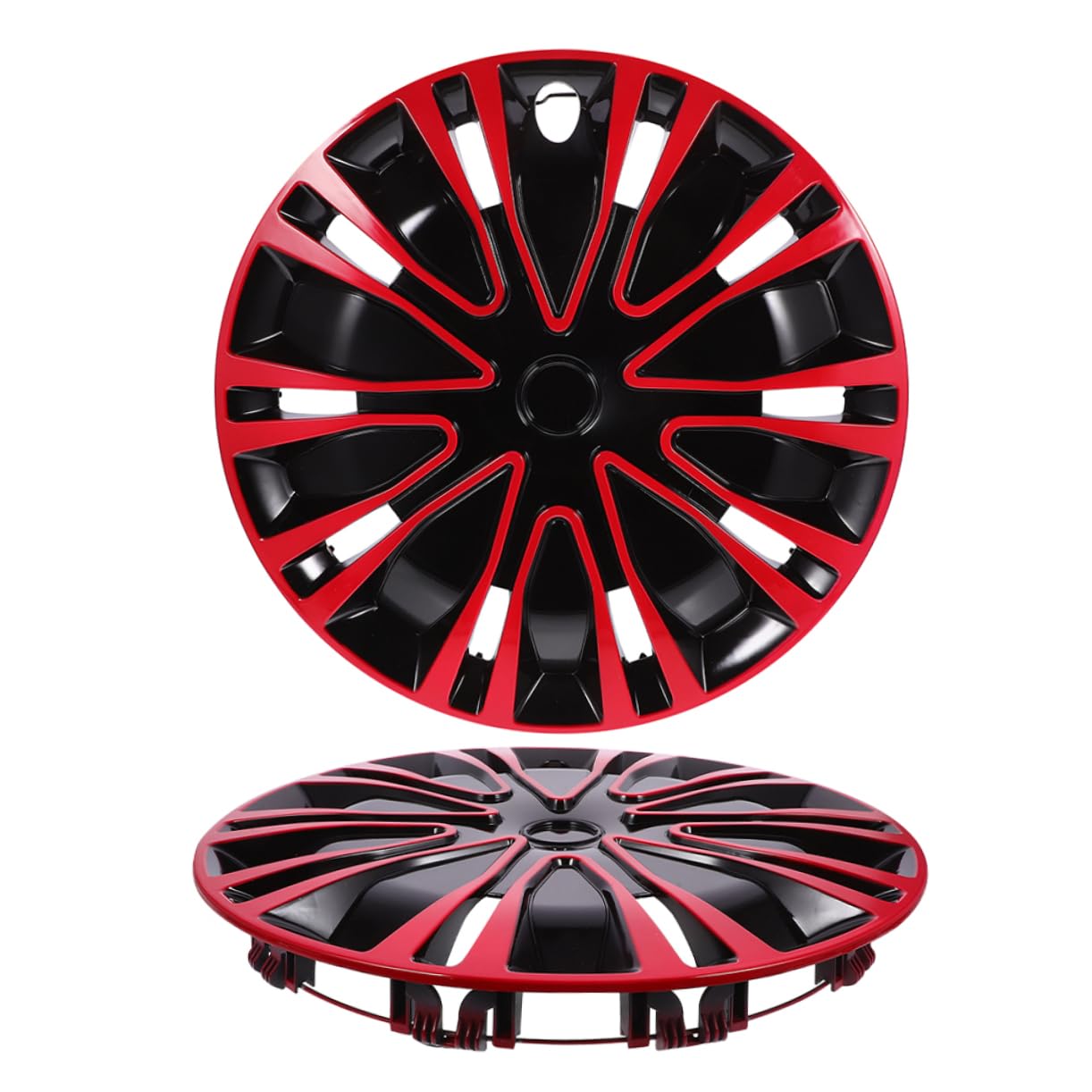 OUNONA Jante Universelle De 13 Pouces pour Voitures Camions SUV Capuchon De Valve De Pneu Fluorescent Moyeu De Roue Assemblage De Jante