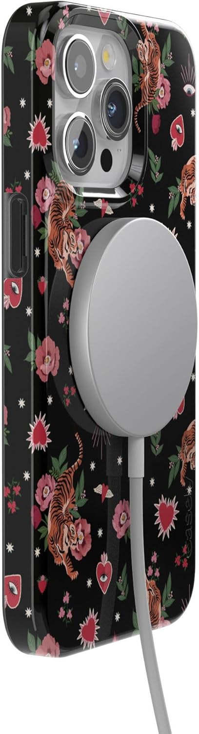 Casely iPhone 15 Pro Case | Wild at Heart | Tiger | Compatible with MagSafe | Classic Ultra Thin Design