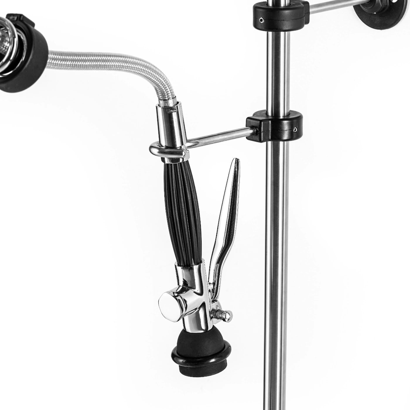 Grifo independiente con ducha y caño, Grifos de fregadero, Grifo de cocina, Montado en el fregadero, Para la cocina profesional, Funcionamiento duradero, Uso confiable, Versatilidad, Ergonomía