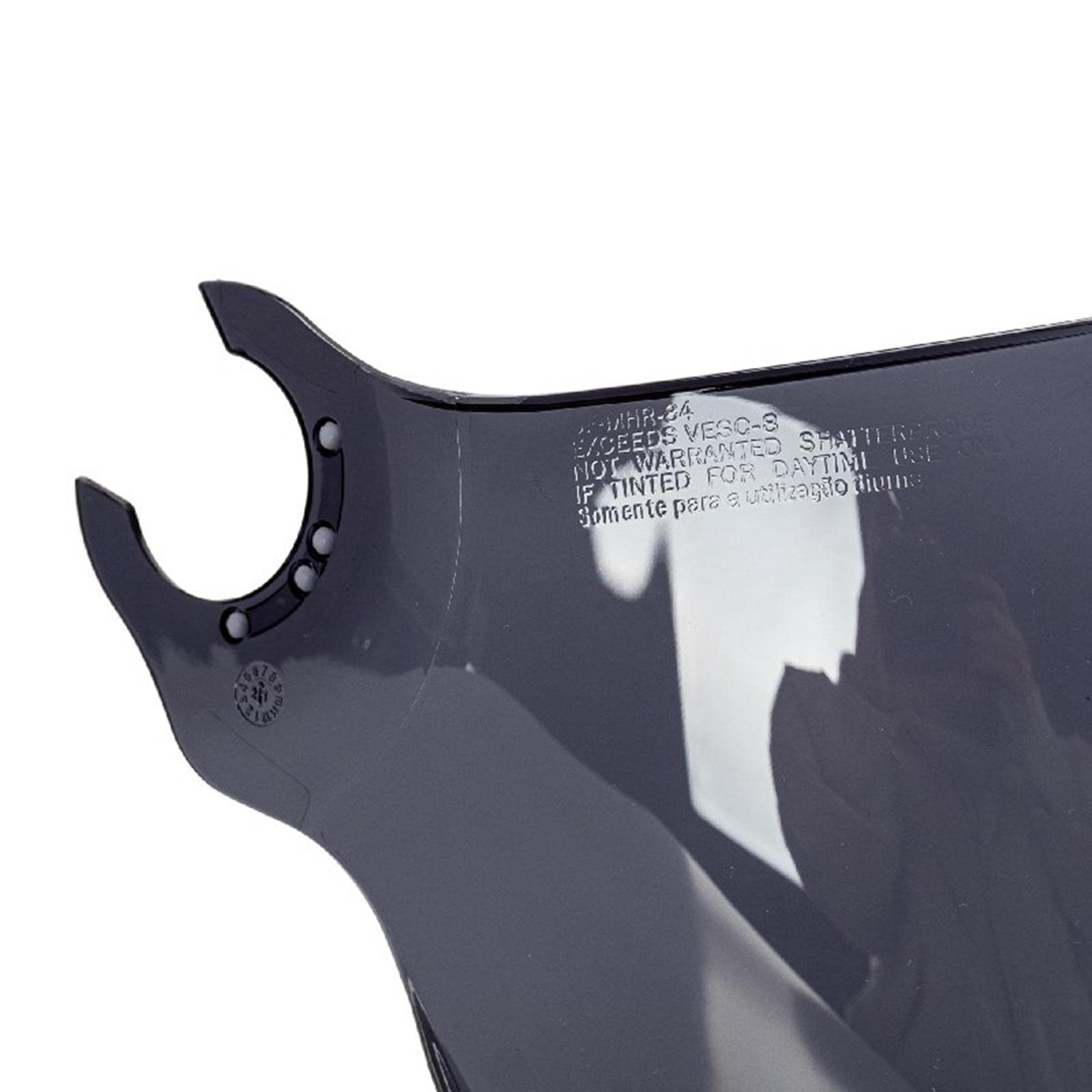Visiera del casco Lente antigraffio Flip up Lente del parabrezza Visiera per LS2 of562 Sostituzione degli accessori Parti Facile da installare - Grigio