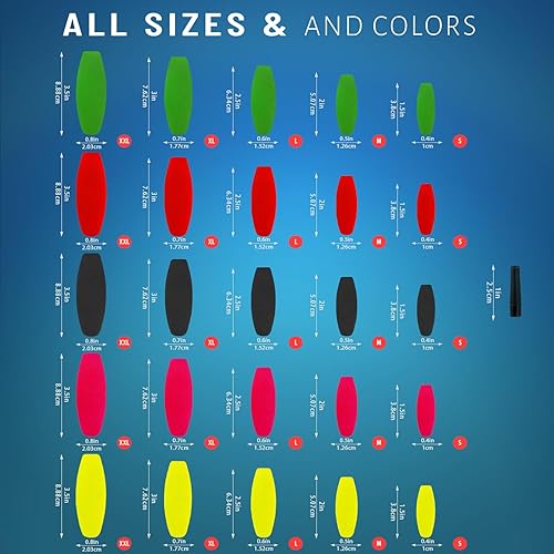 Miniatura 2 de Narcissus Flotadores de pesca para bagre, vibrantes flotadores de espuma dura para pesca, fuerte flotabilidad para pesca de agua dulce y salada,