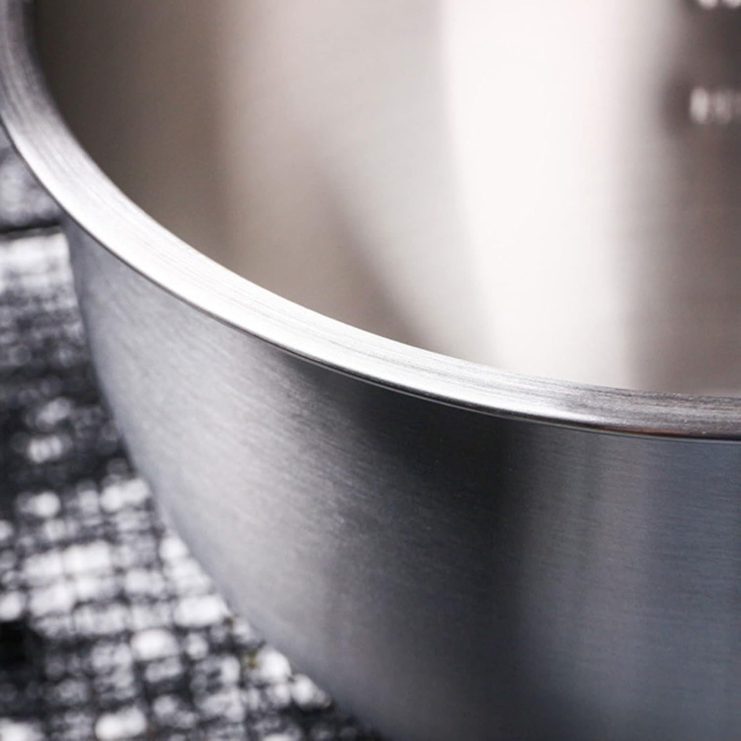 Bowl 1PC Small Hat Sizes Stainless Steel Salad Mixing Bowl Kitchen Storage Bowls Set Small and Large (Size : S)