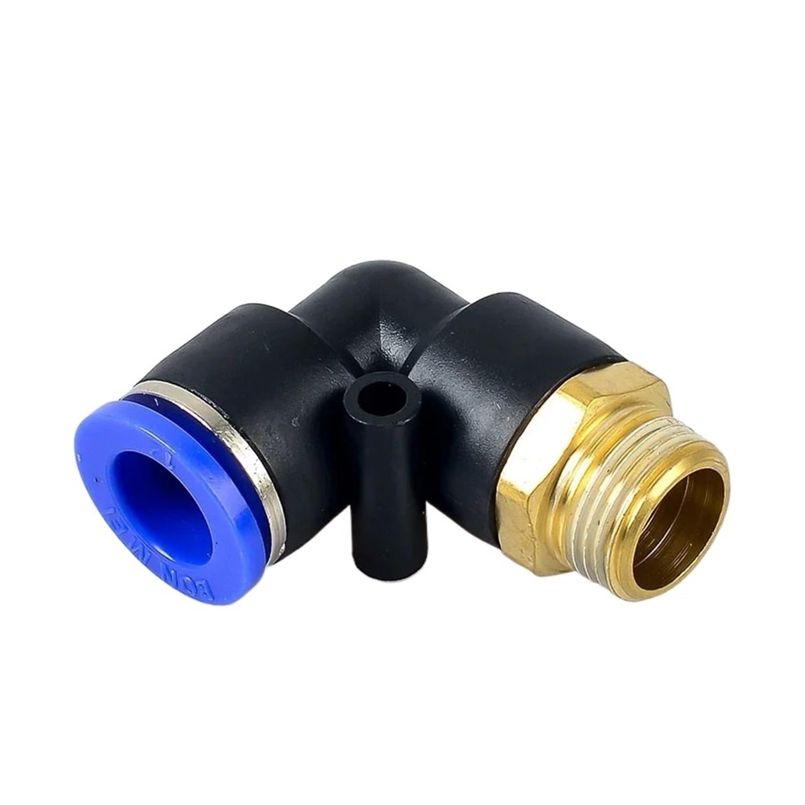 Qxyslhkc Men's Pl4-02 Pl Pneumatic Connector 4Mm-12Mm Hose Od 1/8 "1/4" 3/8 "1/2" Pneumatic Thread Tube Elbow Connector Tube Air Push In Mount(,30Pcs)
