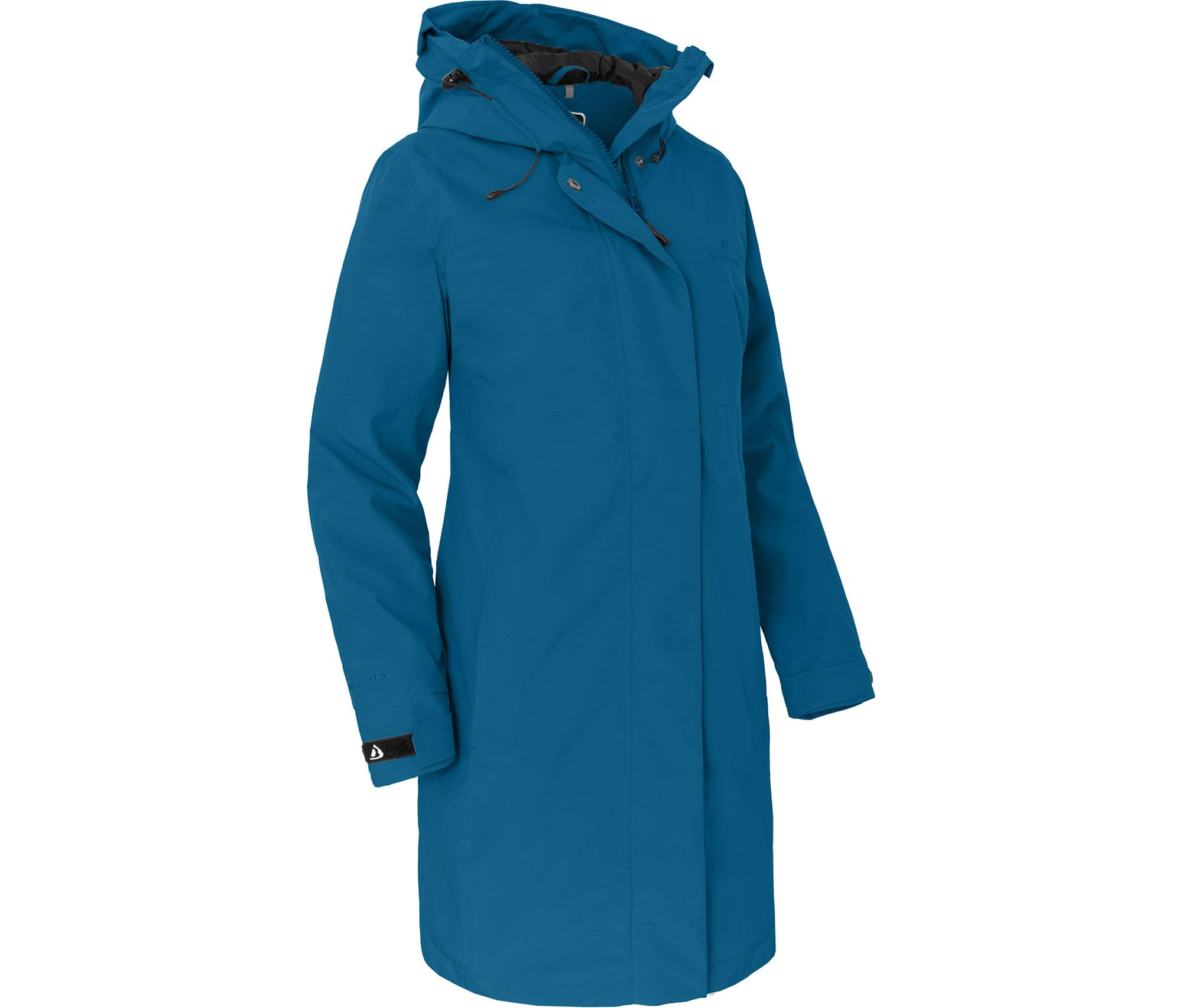 Bergson Verla Thermo | Damen Regenmantel - Leicht wattierter Damen Regenmantel, Normalgrößen, wasserdicht (20.000 mm) & Winddicht, atmungsaktiv (20.000 g/m²), Silver-Plus Ausstattung (geruchshemmend)