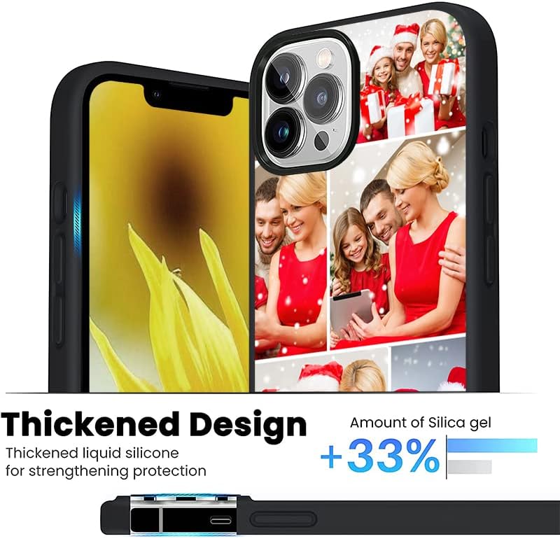 Personalized Multiple Pictures/Photos Customized Gift Custom Phone Case for iPhone 14 13 Pro Max Mini 12 Se 11 Xs 8 7 Plus Samsung Galaxy S23 S22 S21 S20 FE Ultra Plus A14 A54 A53 A03S A13 A32 A51