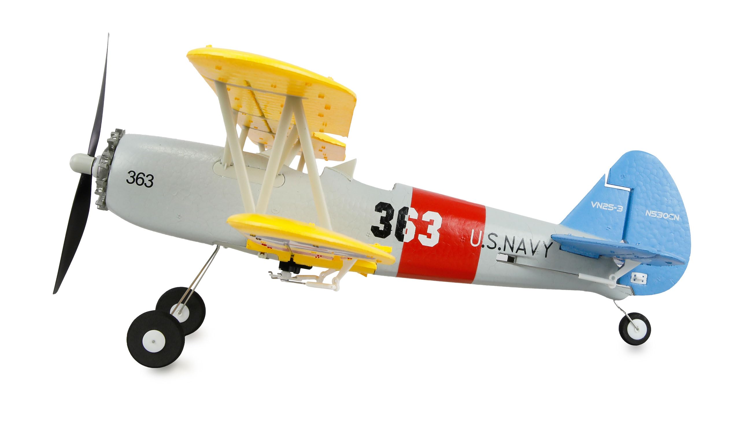 Amewi AMXFlight N2S-2 Stearman 360 mm 6G/3D 6 canali RTF aereo radiocomandato (RC)