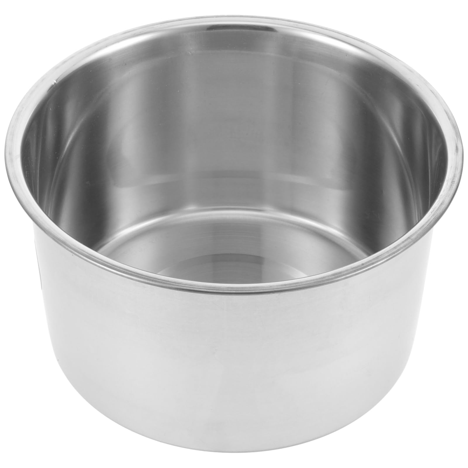 Zerodeko Wooden Barrel Rice Liner Barrel Liner Rice Bowl Rice Container Reusable Bowl for Rice Reusable Bucket Liner Cooking Supply Liner for Wood Bucket Silver Stainless Steel