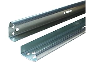 LAJIAOZ Garage Door Track: Vertical Track Replacement for 8ft Garage Doors