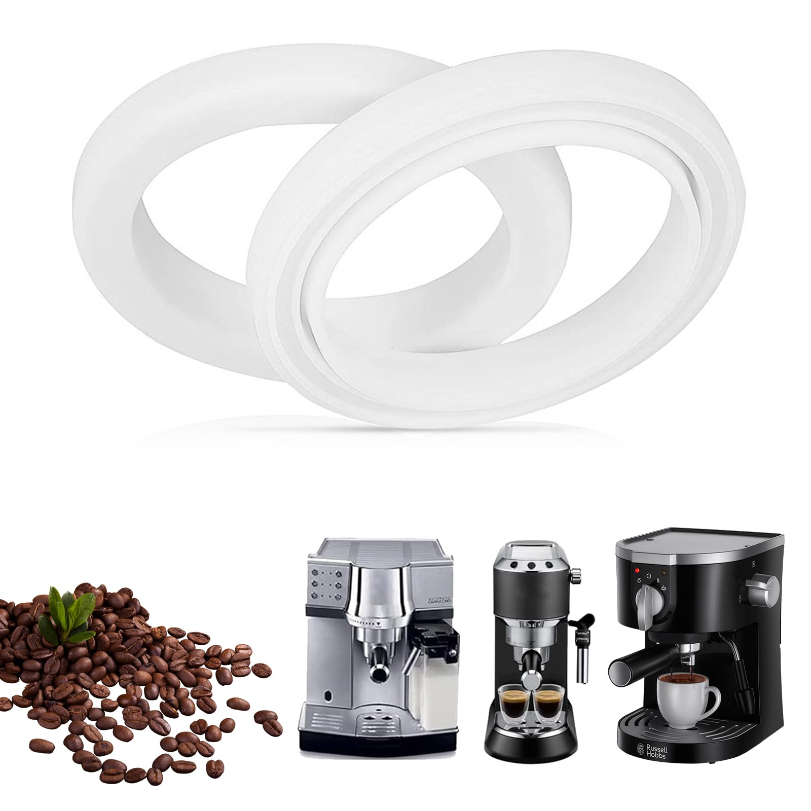 Joints Silicone Machine à Café 2 Pièces + Outil - Compatibles EC680 EC685 EC785 EC885 Et Plus