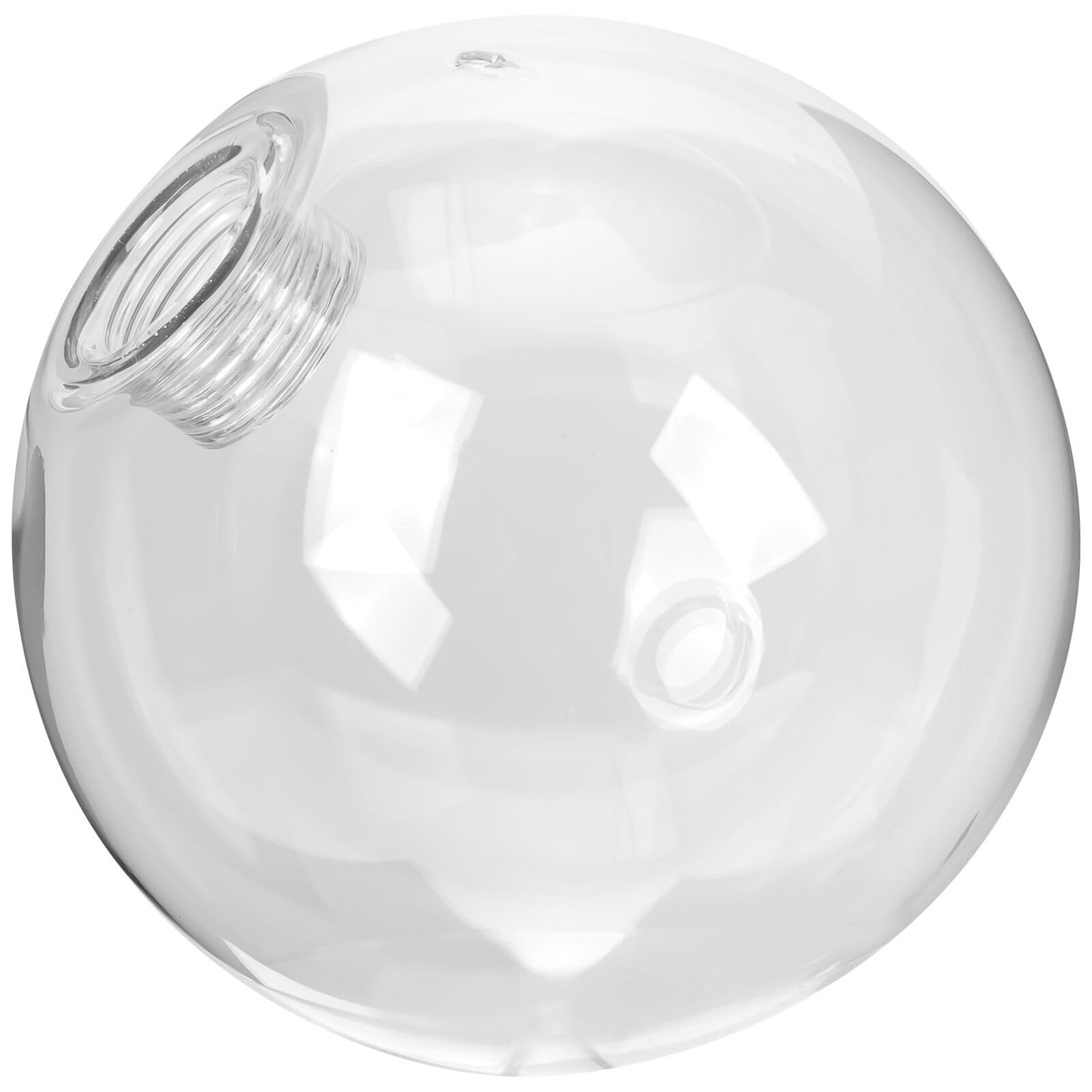 PartyKindom Clear Globe Glass Lampshade: 100mm Replacement Glass Lampshades Lamp Shade Accessory Ball Lamp Cover G9 Base for Wall Ceiling Lights
