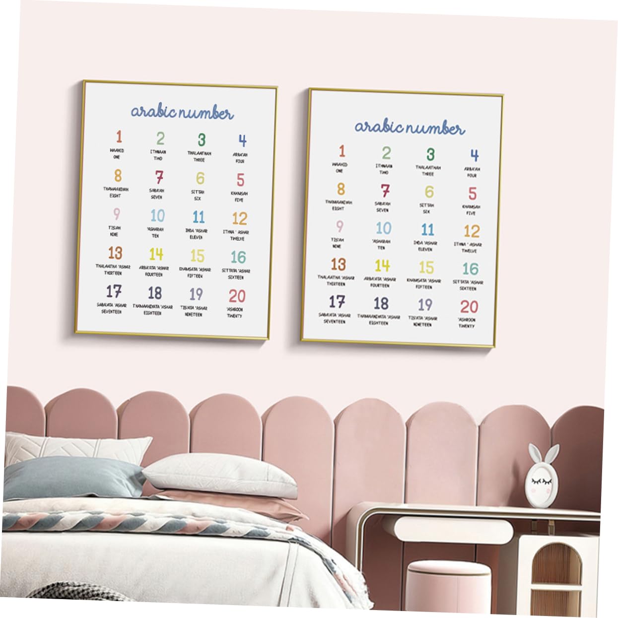SHINEOFI 3 Set Poster Educativi Arabi Per Poster Arabper Decorare Camera Scuola E Apprendimento 2 Pezzi*3