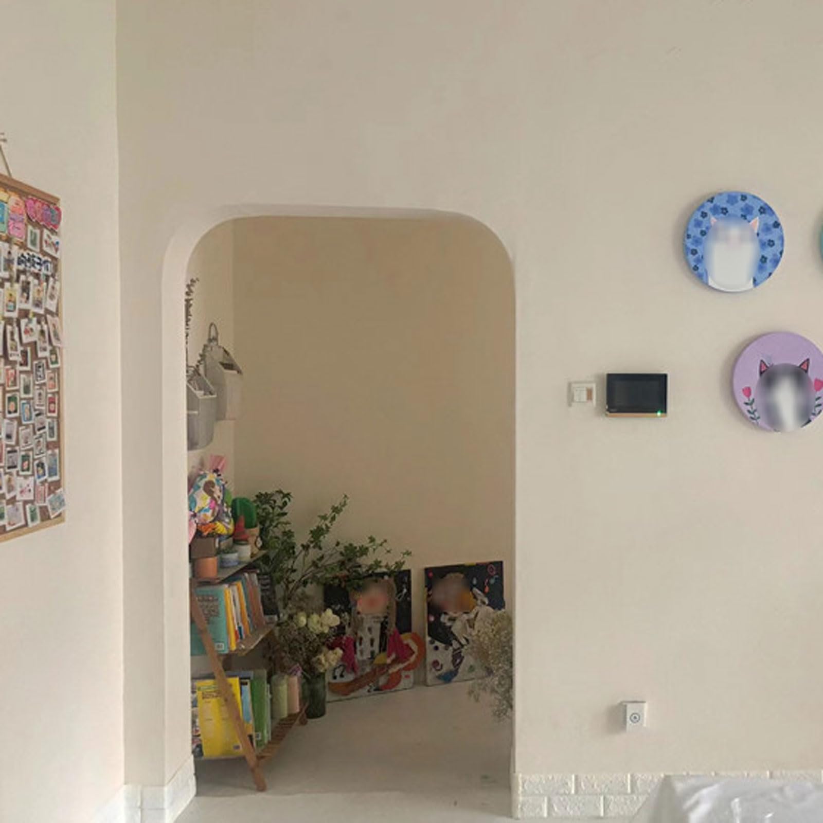 Piankowe zestawy łukowe, lekkie, półokrągłe, do malowania, dekoracja drzwi wewnętrznych, do sypialni, na balkon
