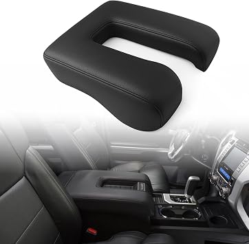 CHEDA Console Armrest Leather Synthetic Cover | Compatible with 2014-2019 Toyota Tundra