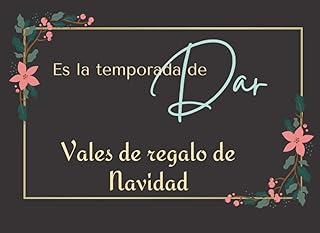 Es la temporada de Dar - Vales de regalo de Navidad: 20 vales para llenar y canjear - idea de regalo personalizada original para niños, mujeres, hombres