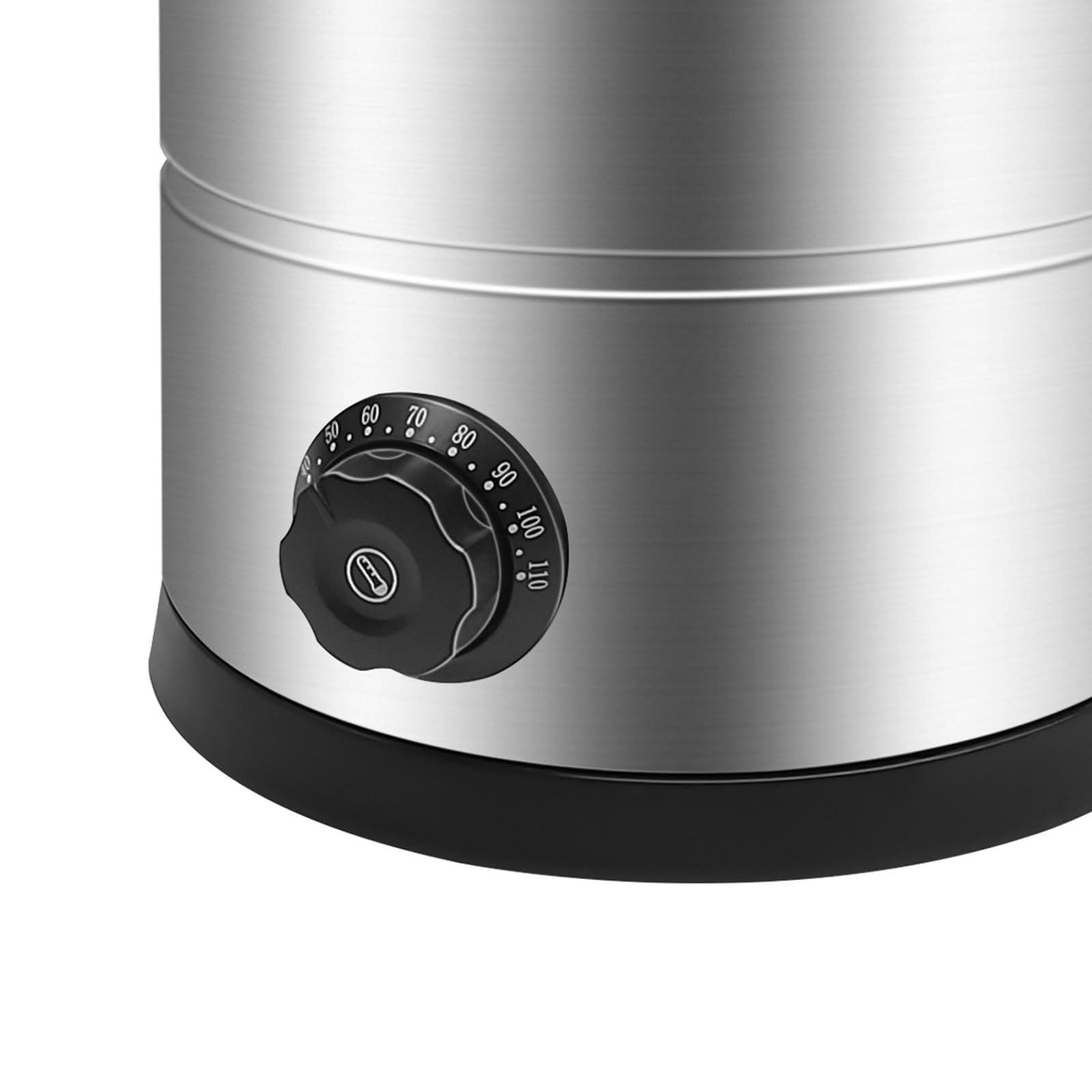 PUDLOR Olla de fusión de cera de 1800 W, 10 l, máquina de fusión de cera comercial grande 86 ℉-230 ℉ Temperatura Calefacción por suelo completo Termostato Interruptor de un botón para derretir