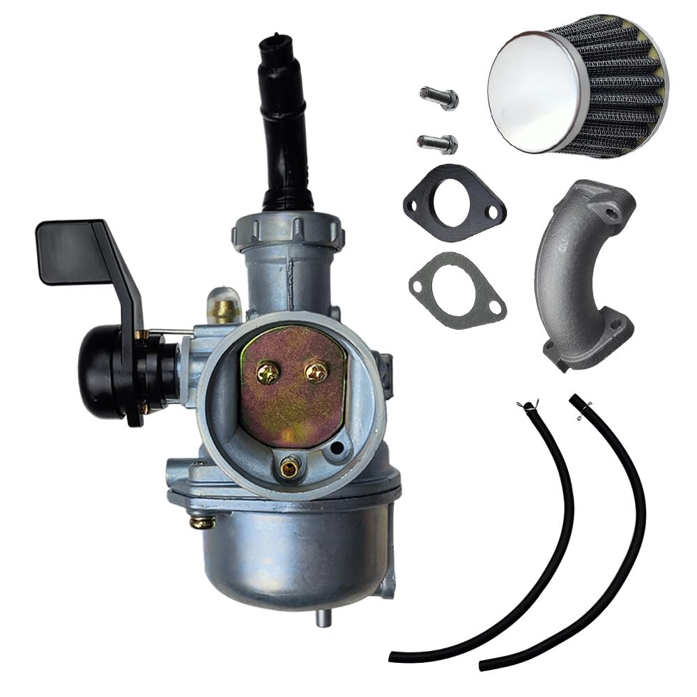 FAMUGOS 22mm Carb Carburetor Intake Pipe Air Filter Replacement For Pit Dirt Bike 110cc 125cc PZ22 22mm Carb Carburetor Intake Pipe Air Filter