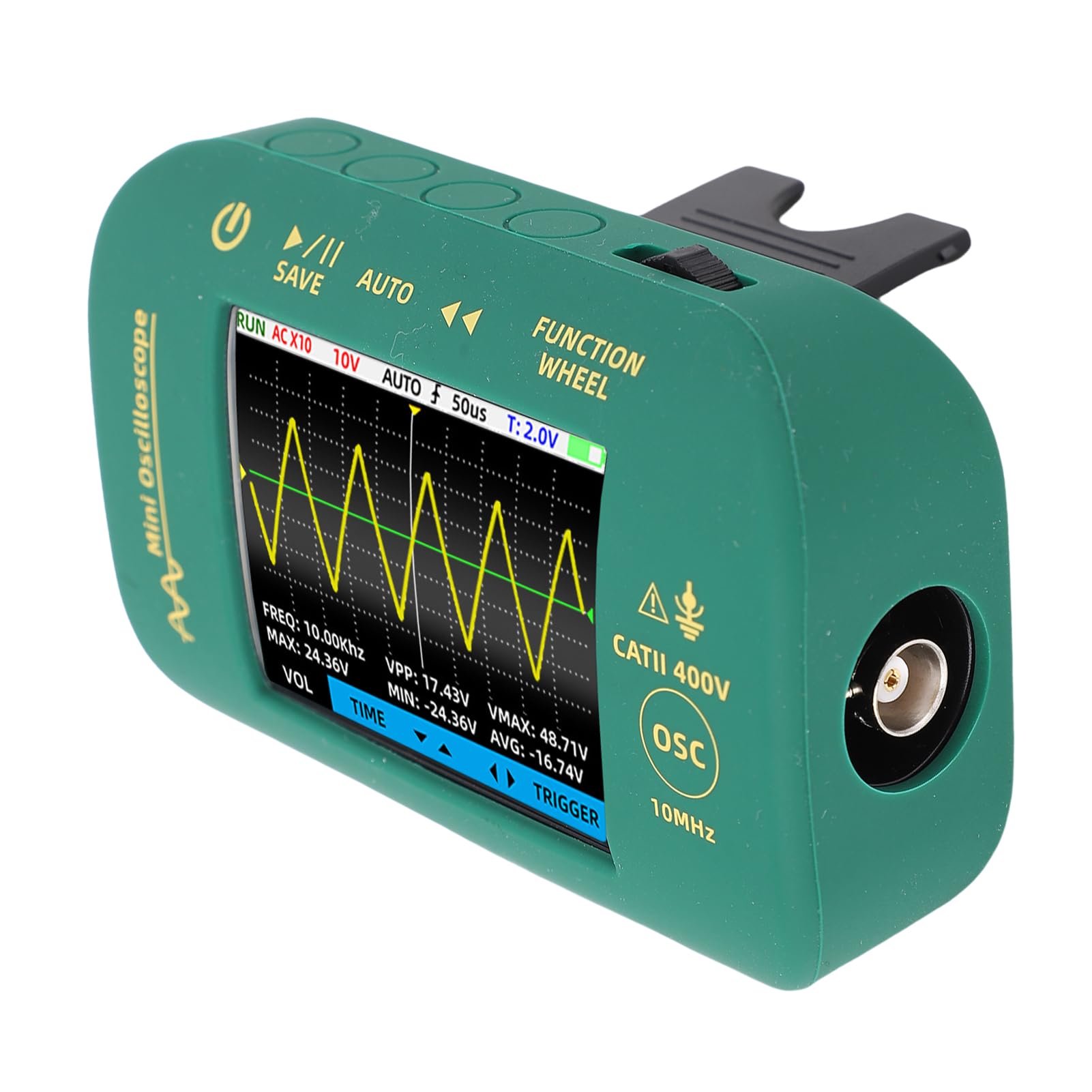 Display LCD 2, 8 Pollici Visualizzazione Compatto Digital Oscilloscopio Digital Multimetro Scope Osciloscopio Channel Rigol Handhell Oscilloscopes Kit Generatore PICO Automotriz