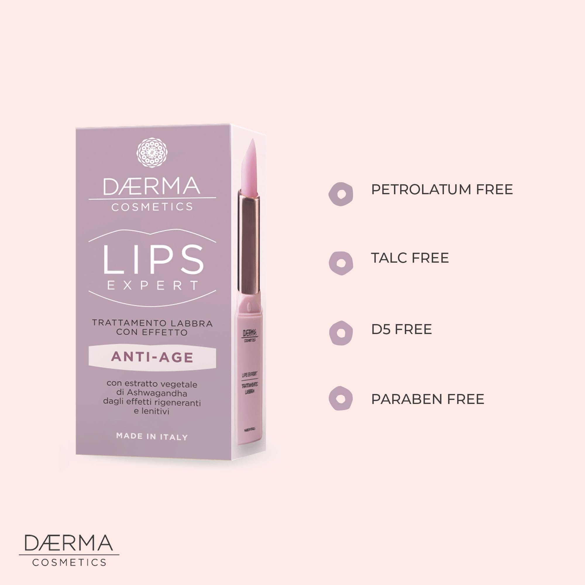 DAERMA LIPS Expert Lip Treatment with Anti-Age Effect, transparent - Image 3
