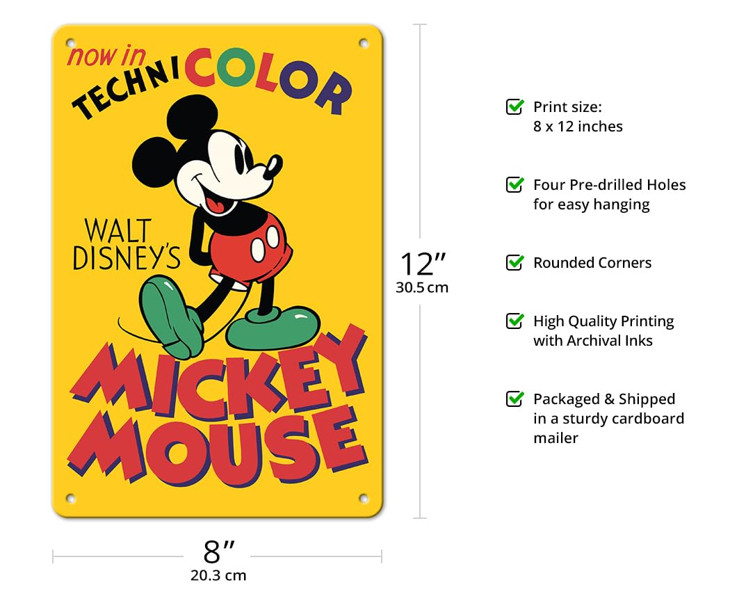 Amazon.com: Mickey Mouse - Now in Technicolor - Vintage Film Movie