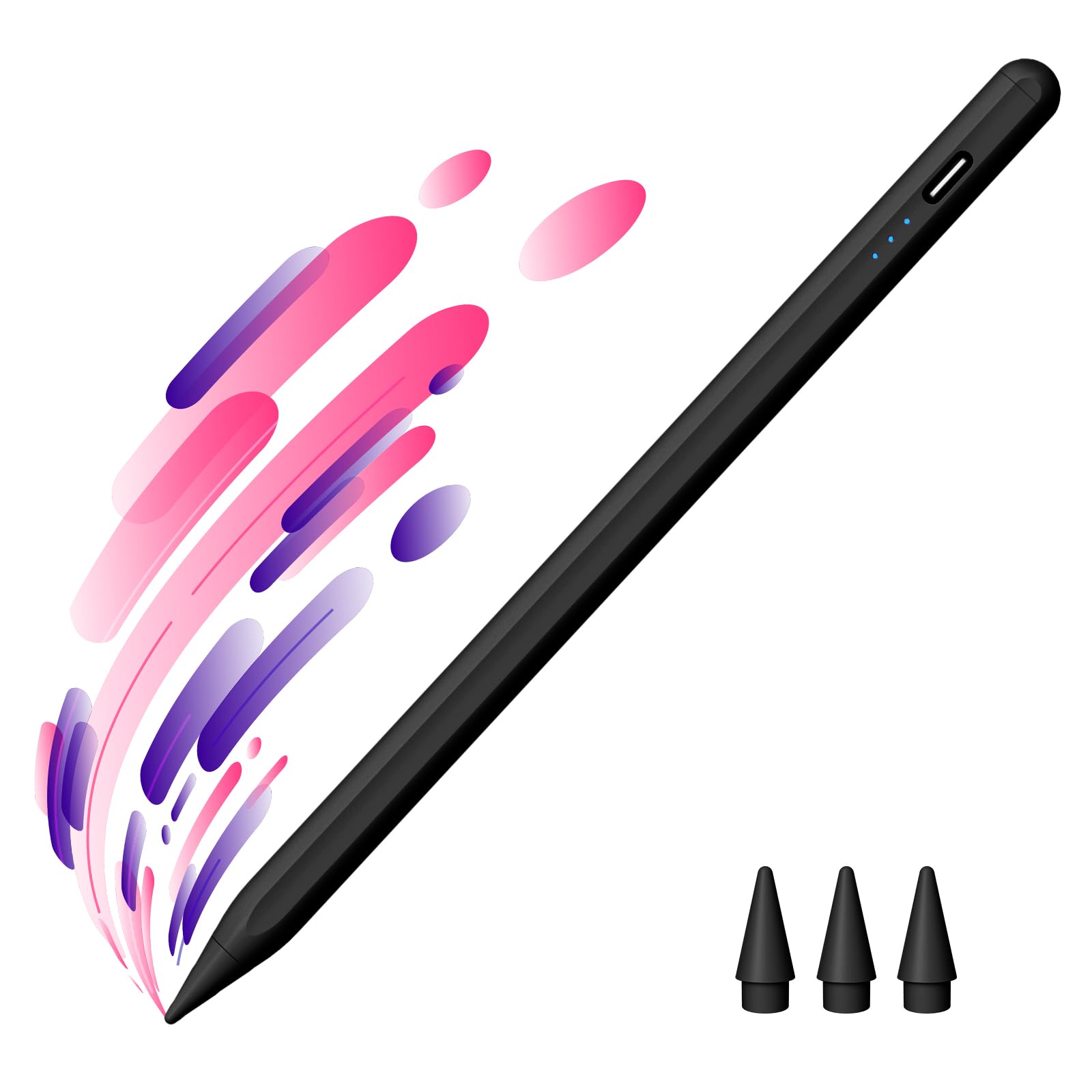 JAMJAKE iPad Stylus Pen for iPad 6-11 Gen - Black