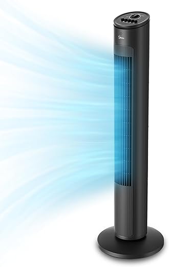 Midea Ventilador De Torre Cor Preto,VTMP1,127V/60Hz