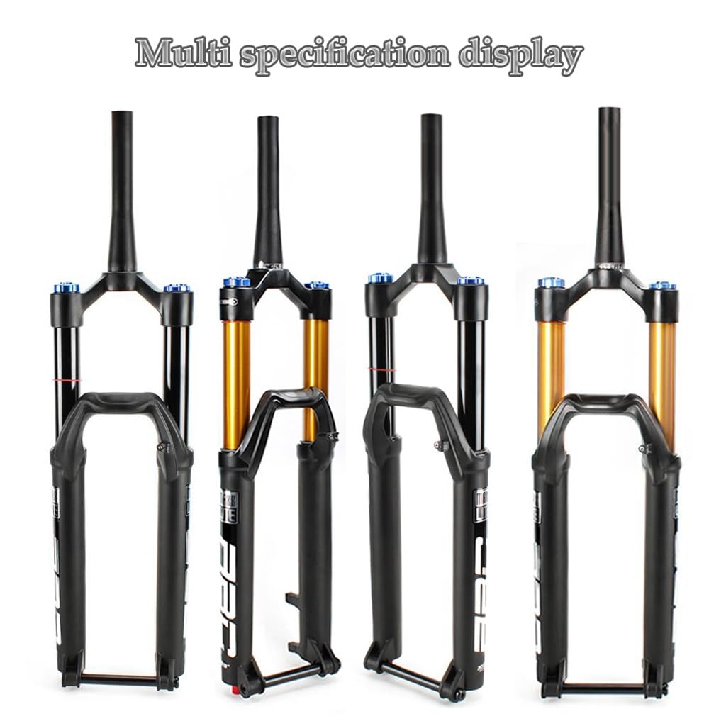 Widelec MTB 27,5 29 cala ze stopu aluminium, rura stożkowa 1-1/2", przedni pistolet do roweru górskiego, ręczny kołek blokujący 15 x 110 mm