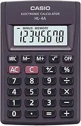 Calculadora de Bolso HL-4A 8 Dígitos Preta Casio