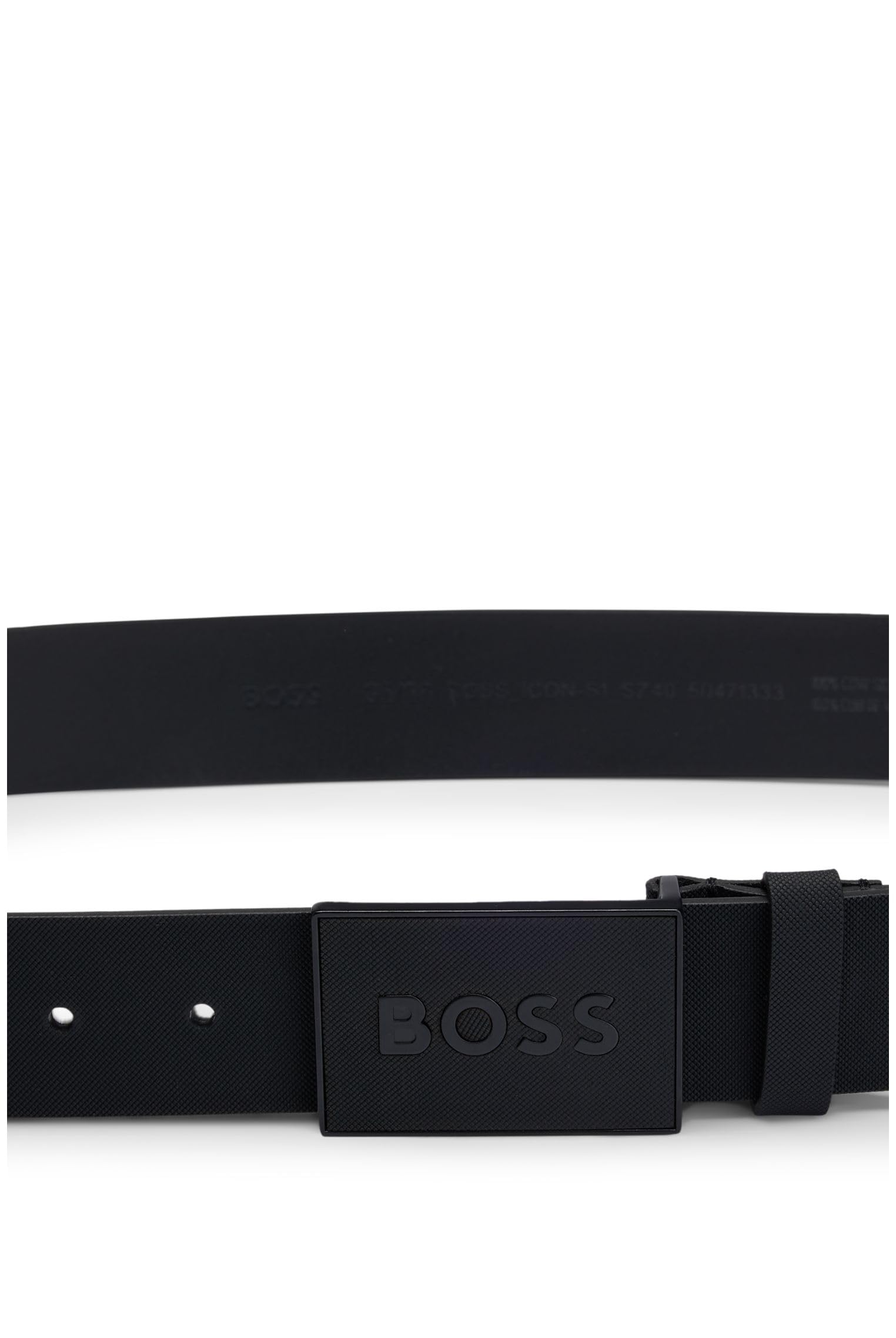 BOSS Pasek unisex, czarny1, 110