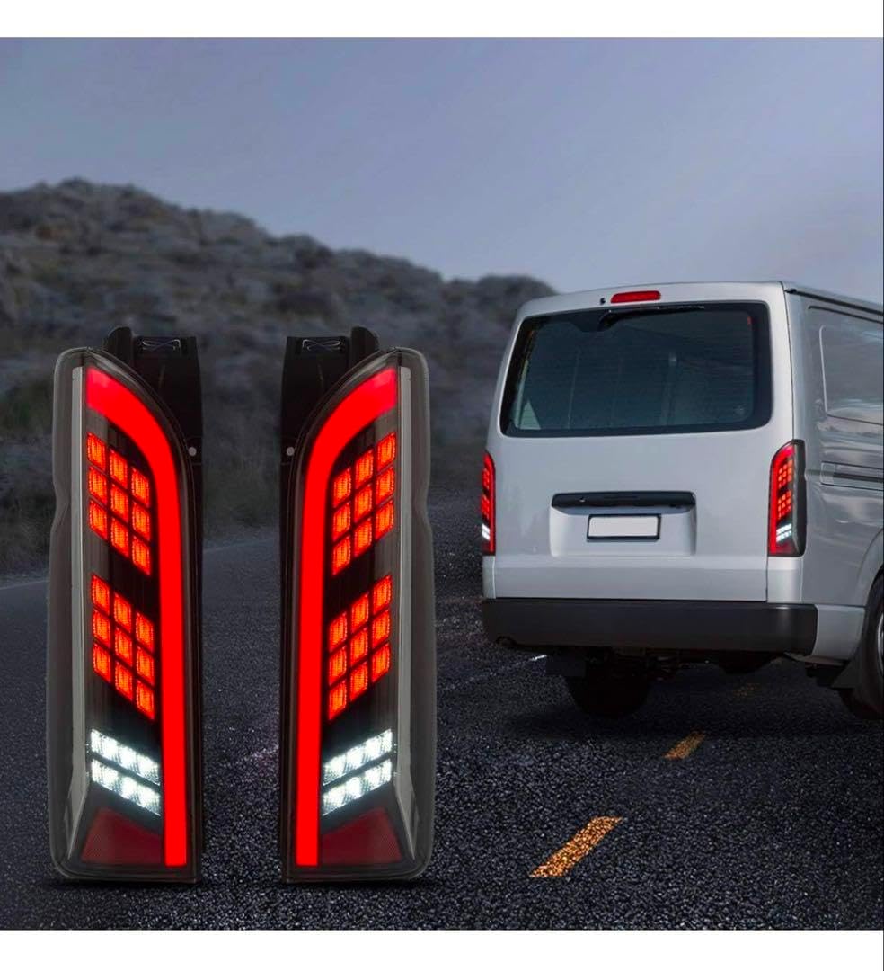 トヨタ ハイエース】 テールランプ シーケンシャルウィンカー