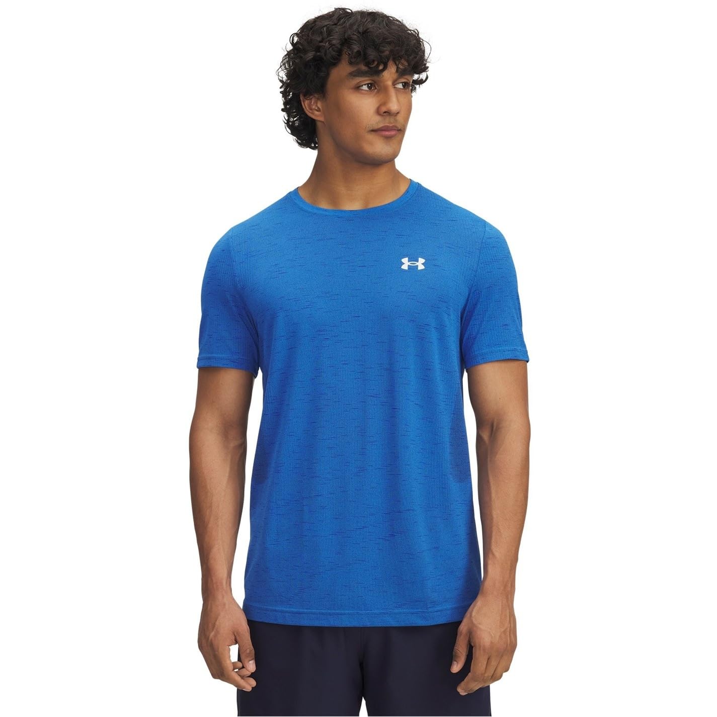 Under Armour Men's Blue Atlantis Ua Vanish Seamless Short Sleeve L