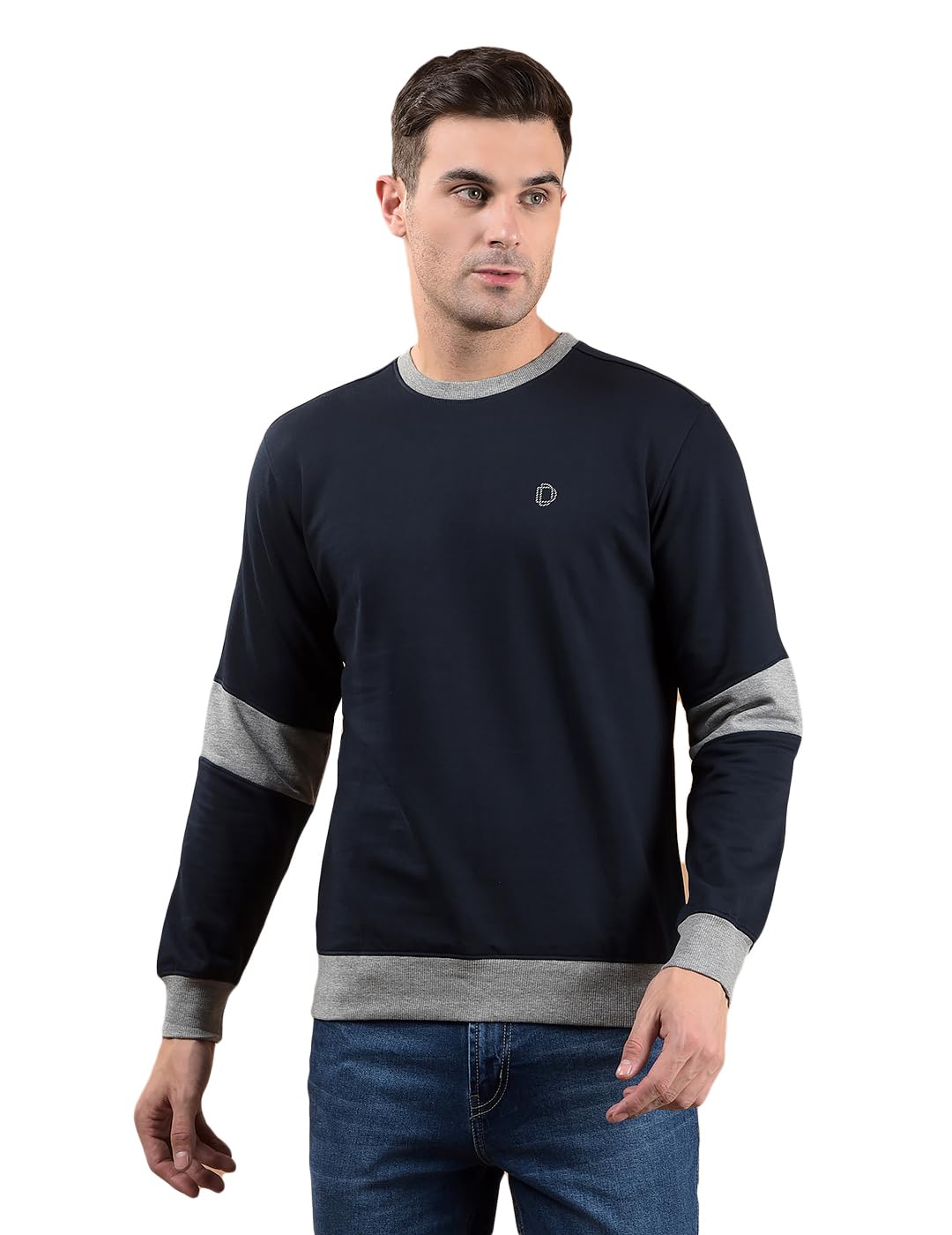 Dollar Men's Cotton Rich Fleece Sweatshirt with Zipper Pocket-picture-10