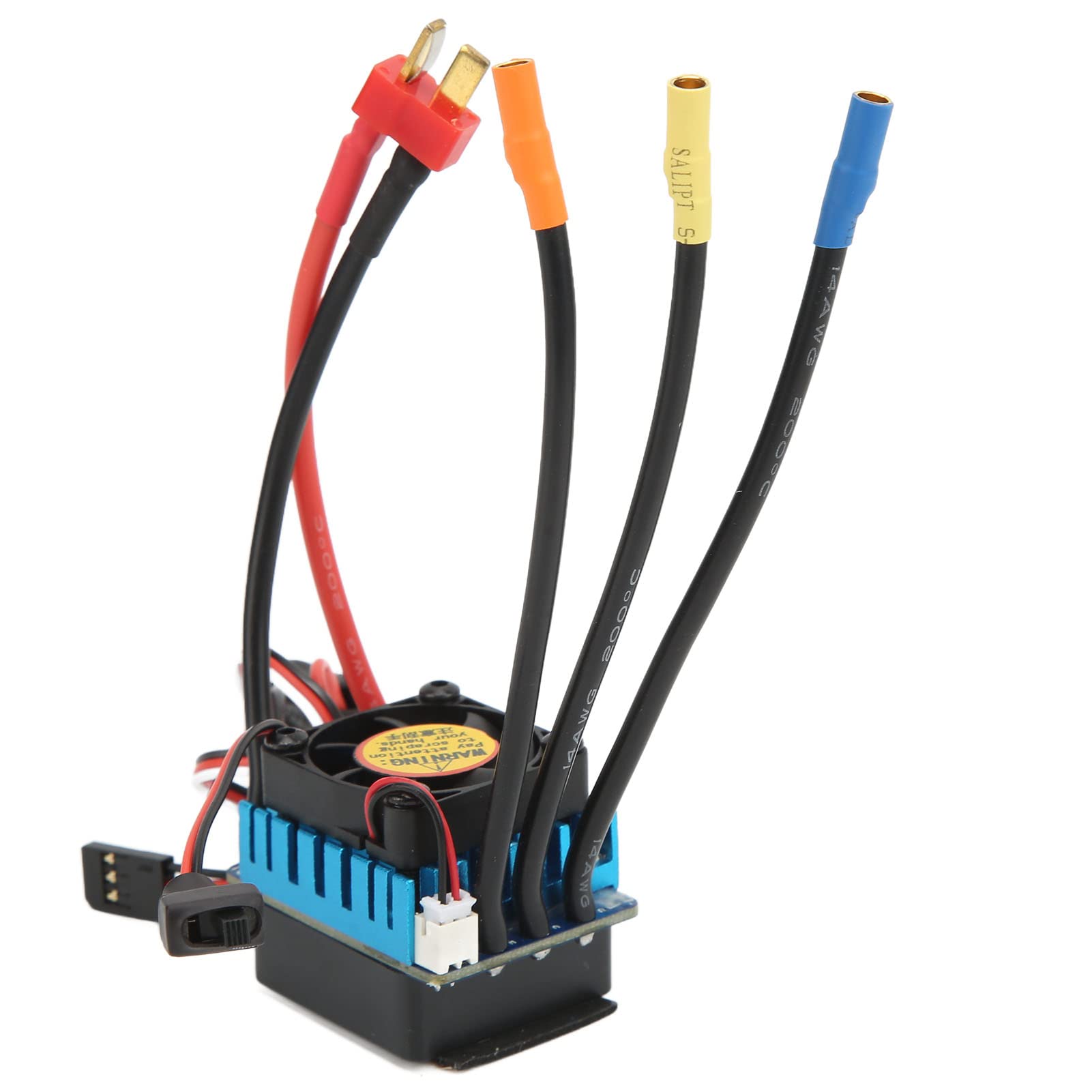 SPYMINNPOO RC Brushless ESC, Electronic Speed Controller Remote Control Car Upgrade Accessories Compatible with WLtoys 144010 124017 124016 RC Vehicle